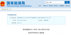 国家能源局印发《电力业务许可证监督管理办法》